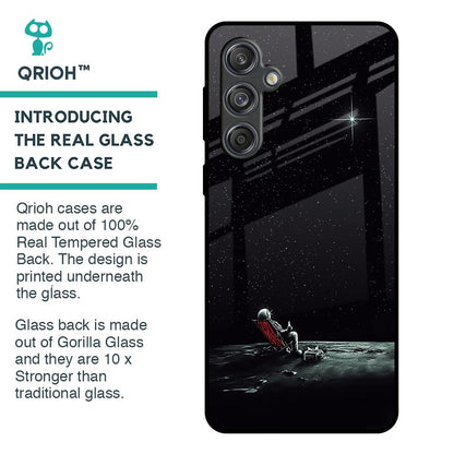 Relaxation Mode On Glass Case For Samsung Galaxy M55 5G