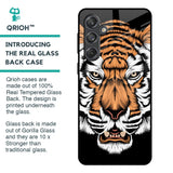 Angry Tiger Glass Case For Samsung Galaxy M55 5G