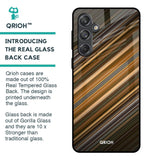 Diagonal Slash Pattern Glass Case for Samsung Galaxy M55 5G