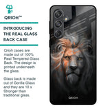 Devil Lion Glass Case for Samsung Galaxy M55 5G