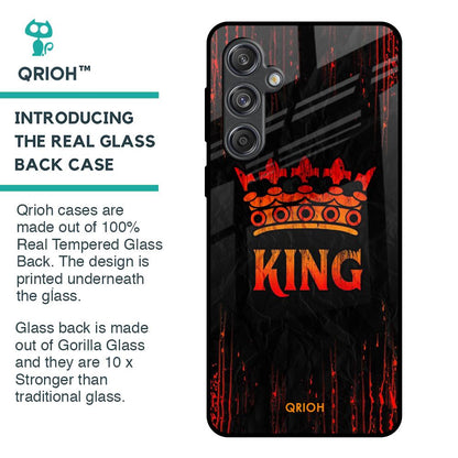 Royal King Glass Case for Samsung Galaxy M55 5G