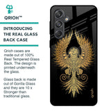 Mythical Phoenix Art Glass Case for Samsung Galaxy M55 5G