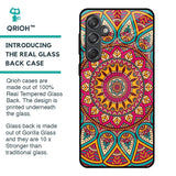 Elegant Mandala Glass Case for Samsung Galaxy M55 5G