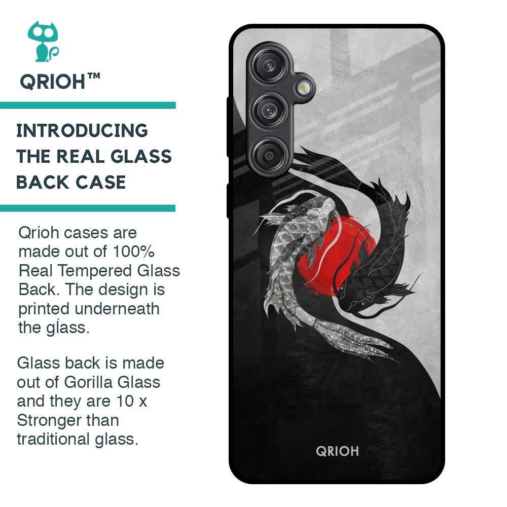 Japanese Art Glass Case for Samsung Galaxy M55 5G