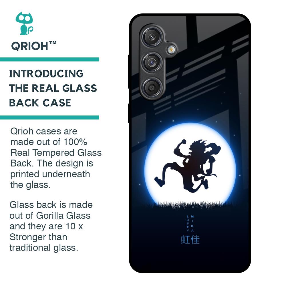 Luffy Nika Glass Case for Samsung Galaxy M55 5G