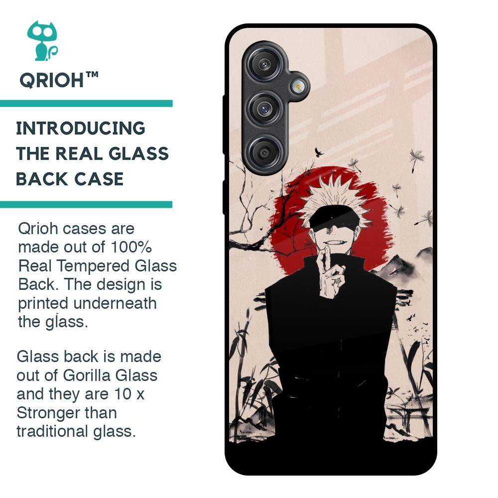 Manga Series Glass Case for Samsung Galaxy M55 5G