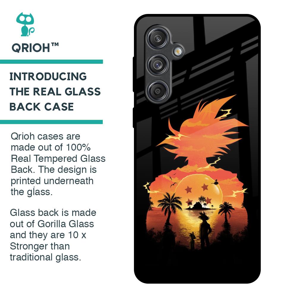Japanese Paradise Glass Case for Samsung Galaxy M55 5G