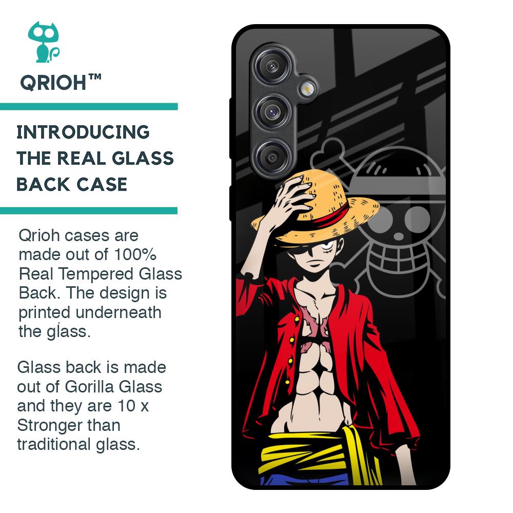 Hat Crew Glass Case for Samsung Galaxy M55 5G