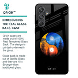 Yin Yang Balance Glass Case for Samsung Galaxy M55 5G