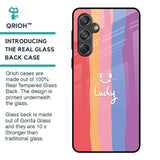 Lucky Abstract Glass Case for Samsung Galaxy M55 5G