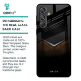 Dark Walnut Glass Case for Samsung Galaxy M55 5G