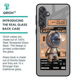 Space Ticket Glass Case for Samsung Galaxy M55 5G