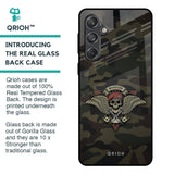 Army Warrior Glass Case for Samsung Galaxy M55 5G