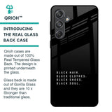 Black Soul Glass Case for Samsung Galaxy M55 5G