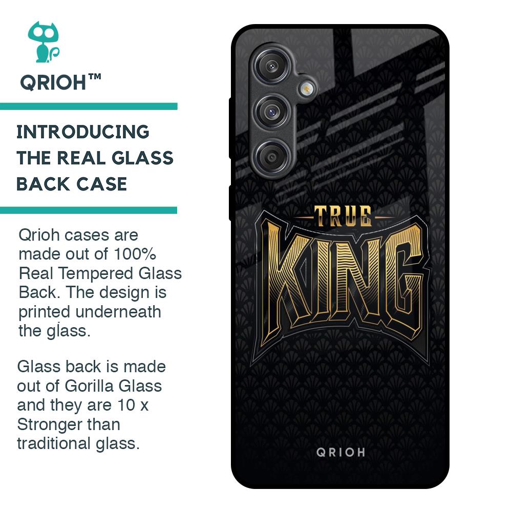 True King Glass Case for Samsung Galaxy M55 5G