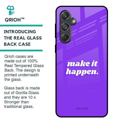 Make it Happen Glass Case for Samsung Galaxy M55 5G