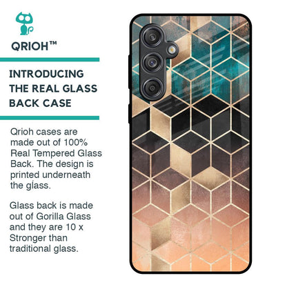 Bronze Texture Glass Case for Samsung Galaxy M55 5G