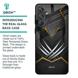Black Warrior Glass Case for Samsung Galaxy M55 5G