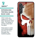 Red Skull Glass Case for Samsung Galaxy M55 5G