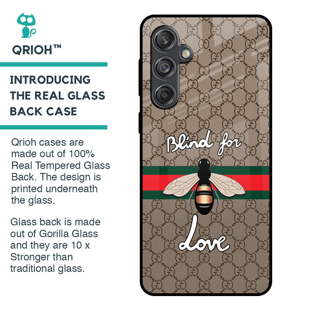 Blind For Love Glass Case for Samsung Galaxy M55 5G