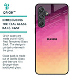 Geometric Pink Diamond Glass Case for Samsung Galaxy M55 5G