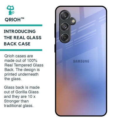 Blue Aura Glass Case for Samsung Galaxy M55 5G