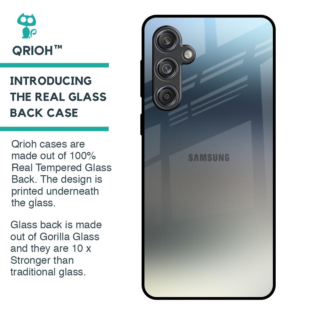 Tricolor Ombre Glass Case for Samsung Galaxy M55 5G