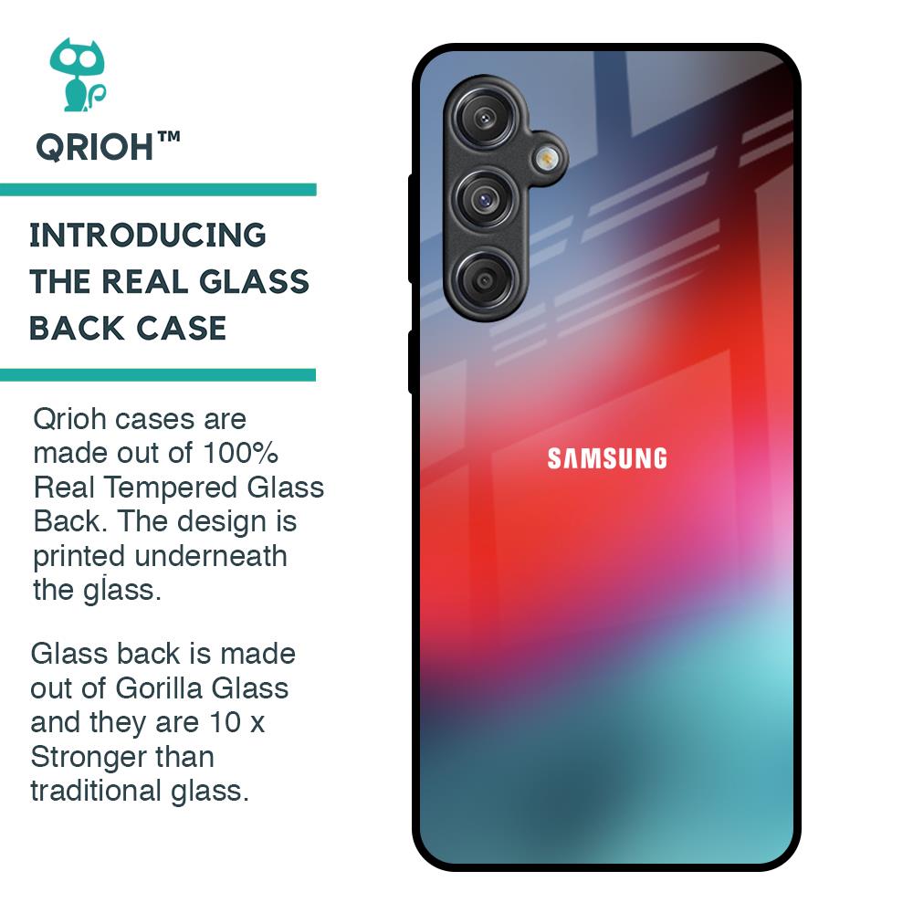 Ombre Gradient Glass Case for Samsung Galaxy M55 5G