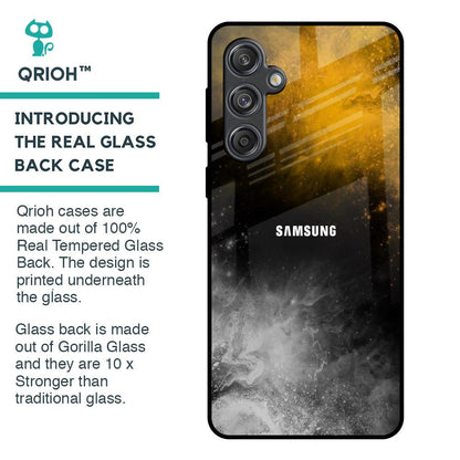Gold Gradient Glass Case for Samsung Galaxy M55 5G
