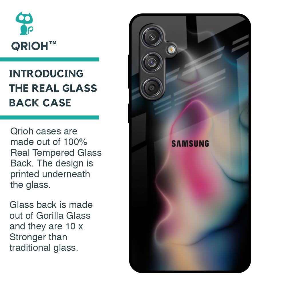 Colorful Palette Glass Case for Samsung Galaxy M55 5G