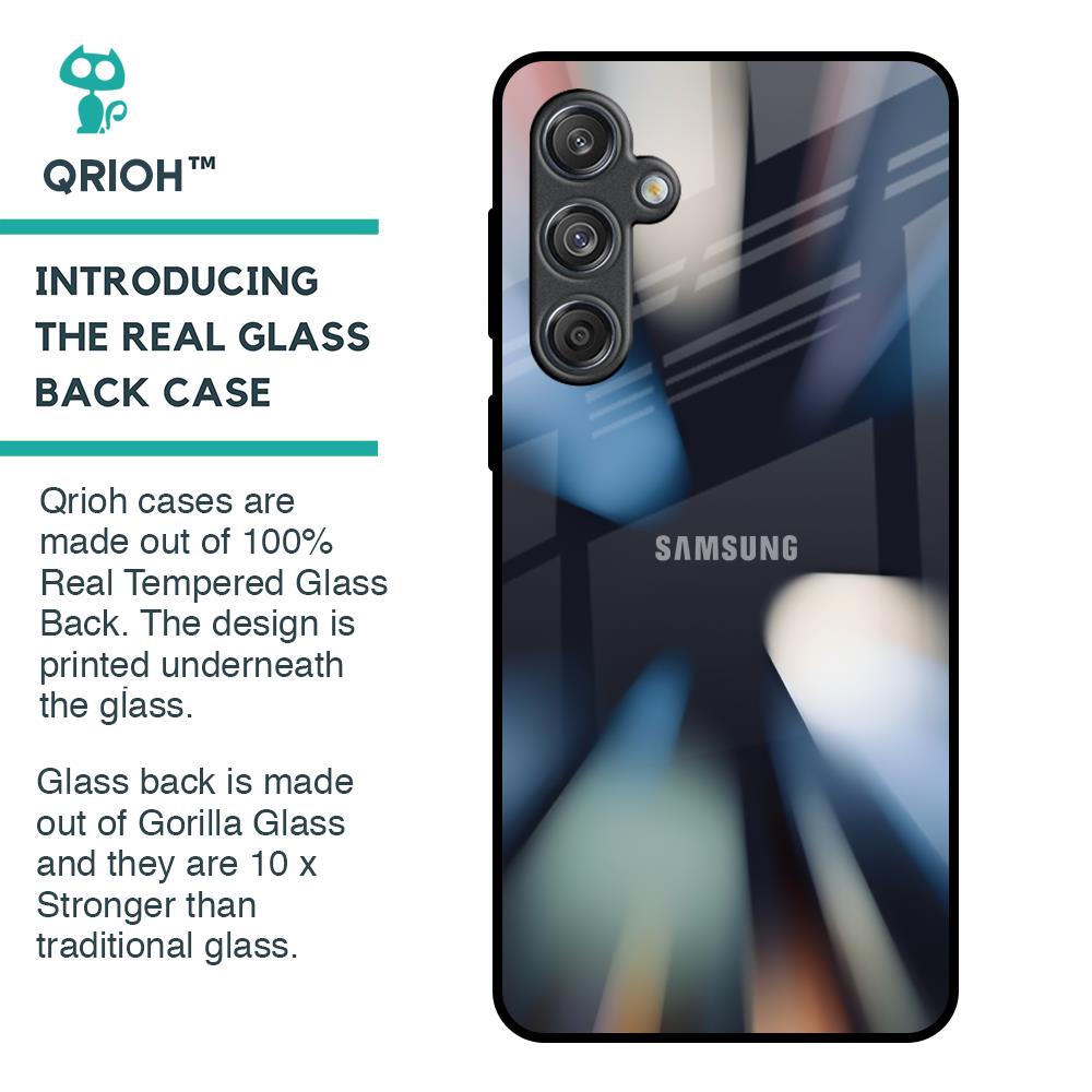 Colorful Illusion Glass Case for Samsung Galaxy M55 5G