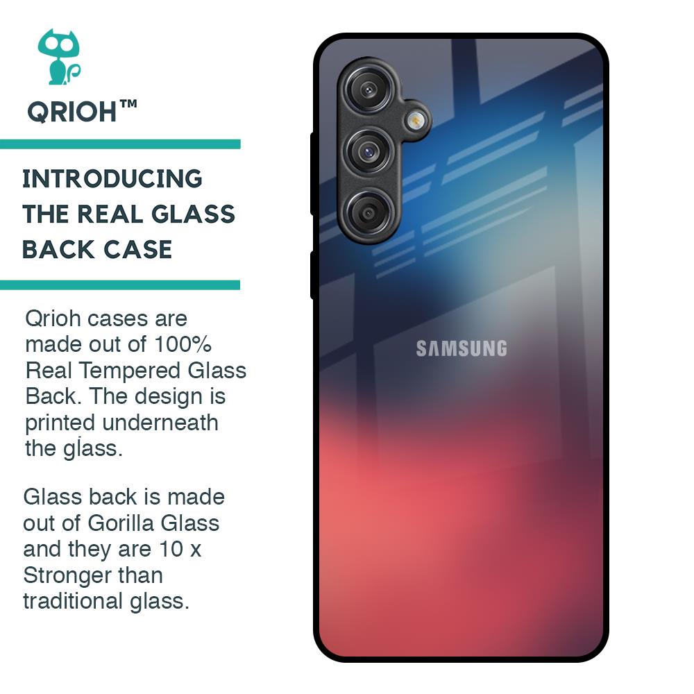 Cosmic Fusion Glass Case for Samsung Galaxy M55 5G