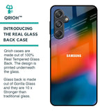 Fiery Orange Glass Case for Samsung Galaxy M55 5G