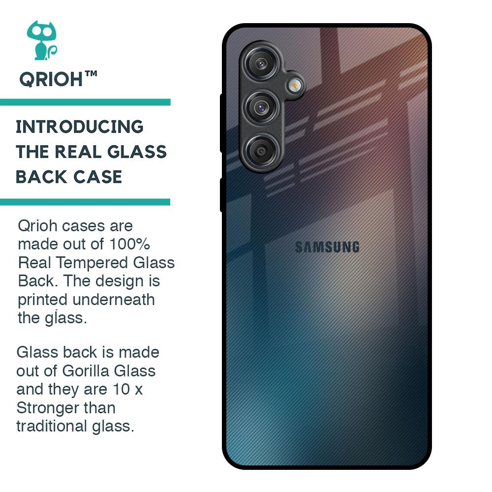 Dust Strom Glass Case for Samsung Galaxy M55 5G