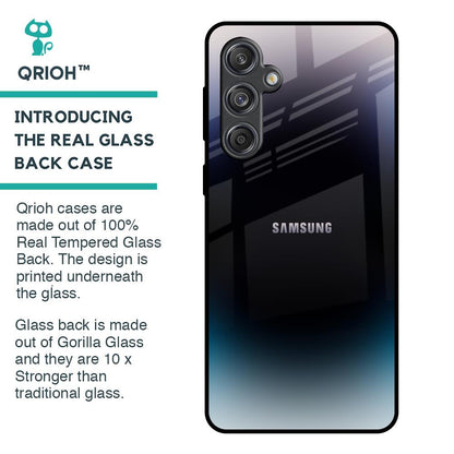 Black Obsidian Glass Case for Samsung Galaxy M55 5G