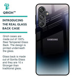 Black Obsidian Glass Case for Samsung Galaxy M55 5G