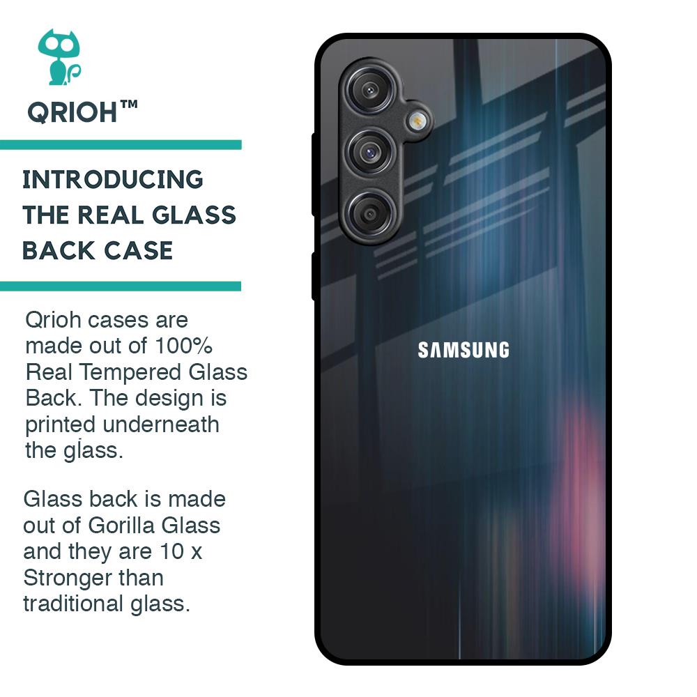 Dark Aesthetic Glass Case for Samsung Galaxy M55 5G