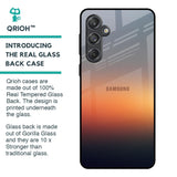 Aesthetic Orange Glass Case for Samsung Galaxy M55 5G