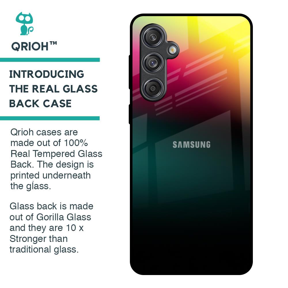 Sunland Gradient Glass Case for Samsung Galaxy M55 5G