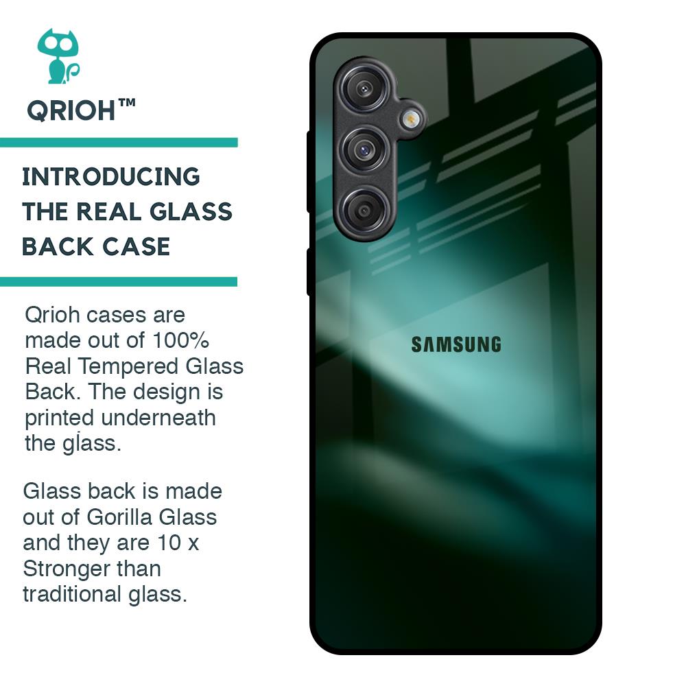 Northen Light Glass Case for Samsung Galaxy M55 5G