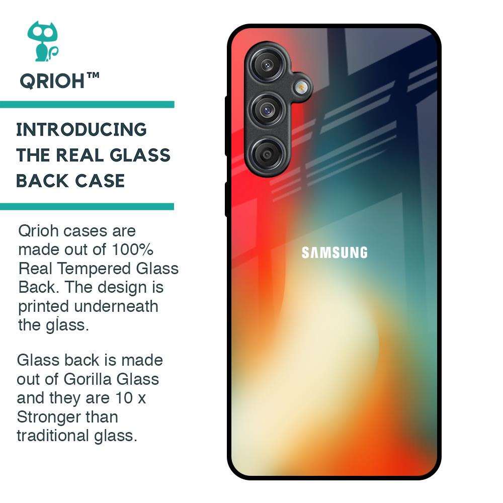 Tri Light Glass Case for Samsung Galaxy M55 5G