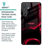 Red Thunder Glass Case for Samsung Galaxy M55 5G