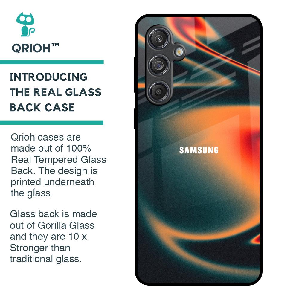 Dusty Galaxy Glass Case for Samsung Galaxy M55 5G