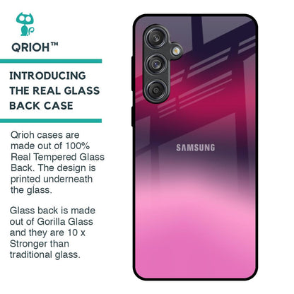 Pink Burn Gradient Glass Case for Samsung Galaxy M55 5G