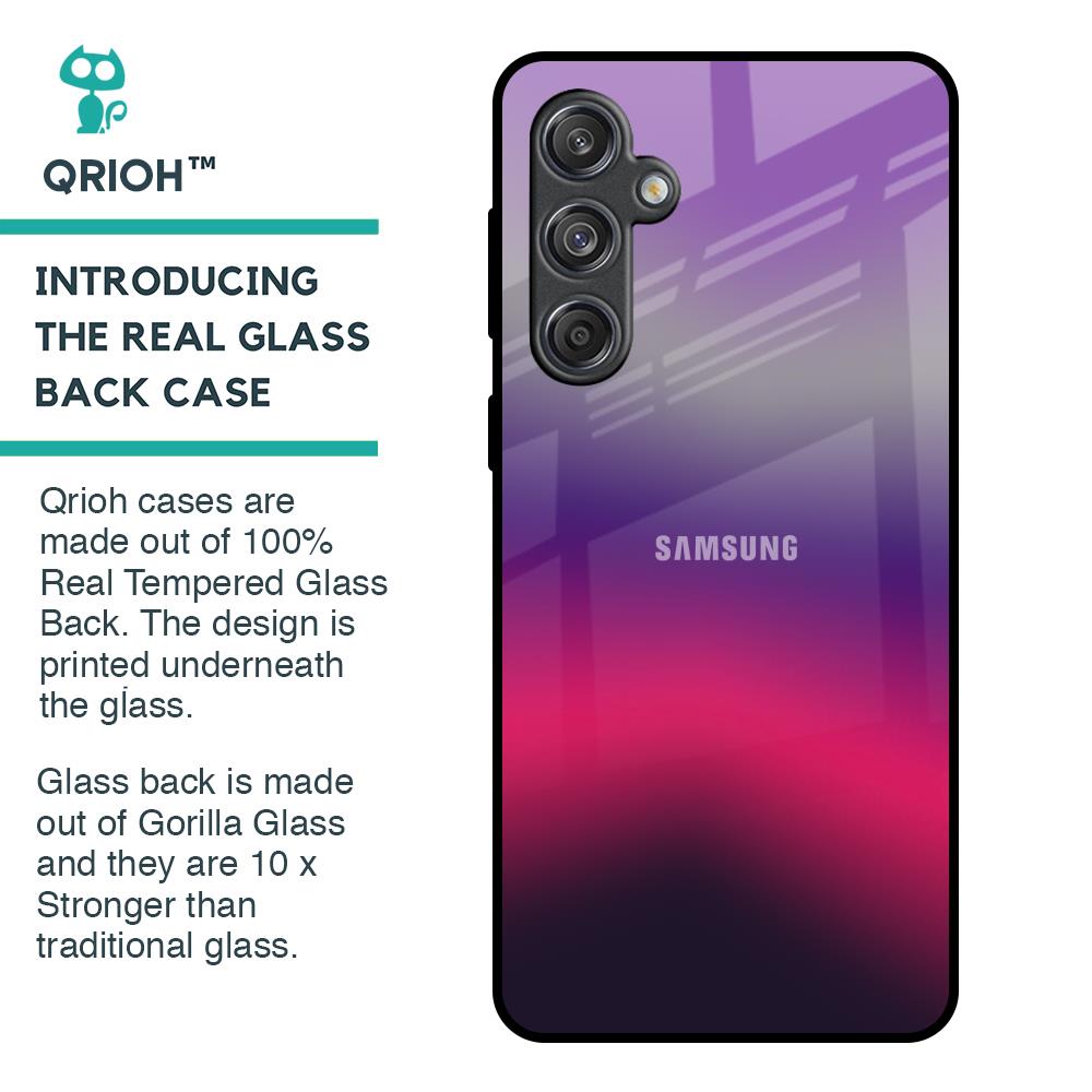 Pink Horizon Glass Case for Samsung Galaxy M55 5G