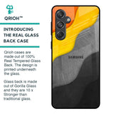 Dusty Color Waves Glass Case for Samsung Galaxy M55 5G