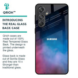 Cloudy Galaxy Glass Case for Samsung Galaxy M55 5G