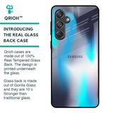 Blue Swan Shadow Glass Case for Samsung Galaxy M55 5G