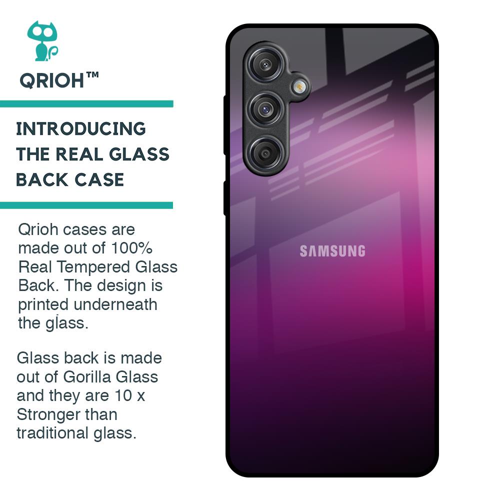 Knight Pink Glass Case for Samsung Galaxy M55 5G