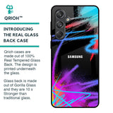 Brushy Color Glass Case for Samsung Galaxy M55 5G